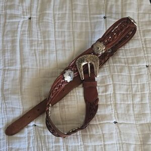 Fossil Tan Leather Belt